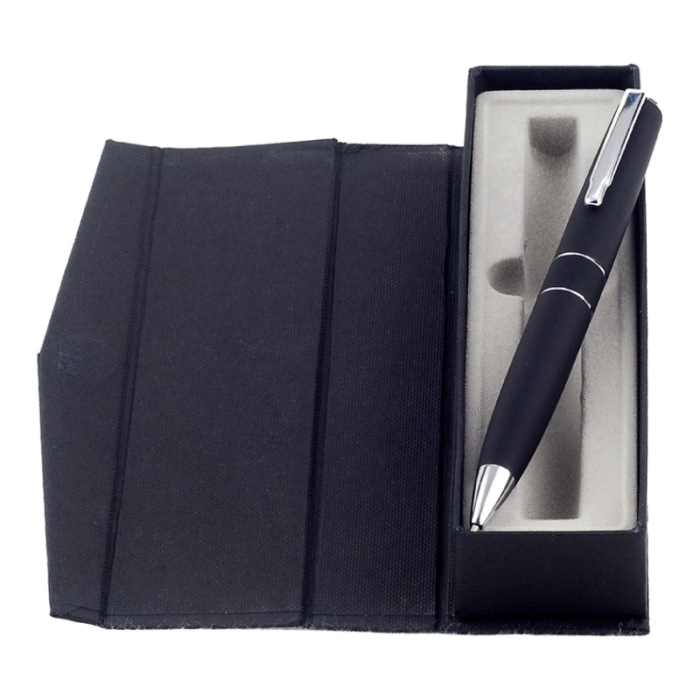 boligrafo metalico con estuche