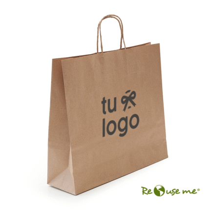 bolsa kraft con logo