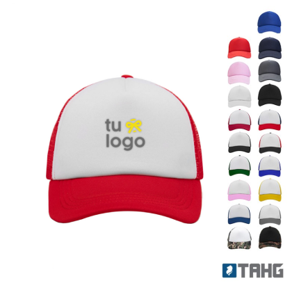 gorro trucker con logo