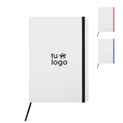 cuaderno a5 con logo
