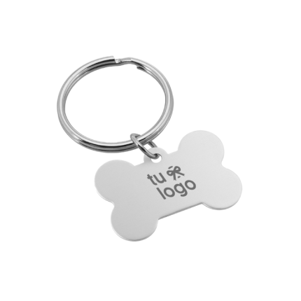 llavero hueso perro