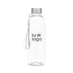 botella de plastico con logo