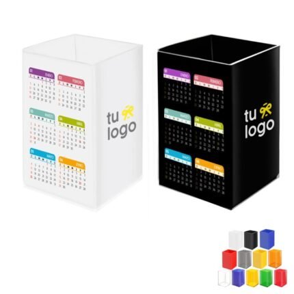 Calendario Cubo Porta Lápices