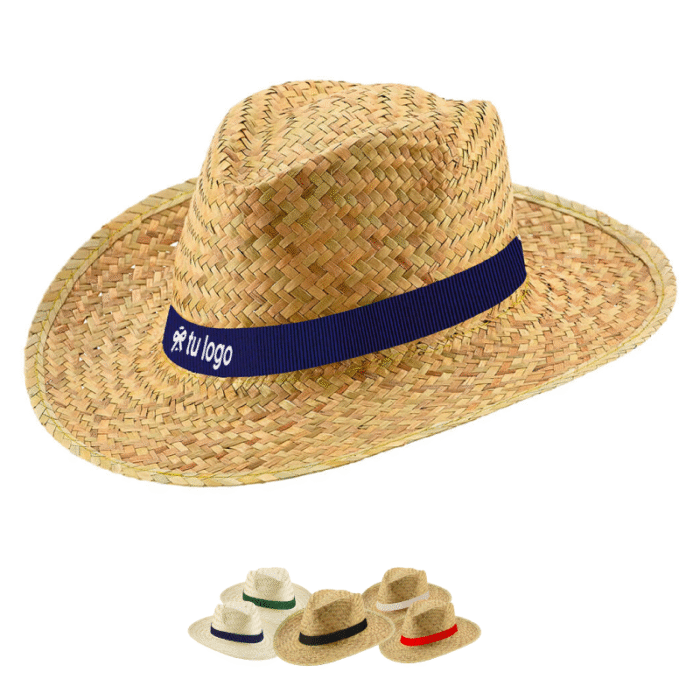 sombrero polo paja natural