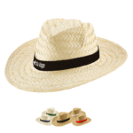 sombrero polo paja natural