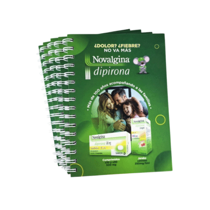 Cuaderno A5 Anillado Tapa Dura Full Color
