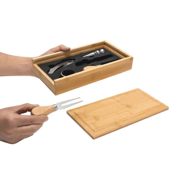 Set de vino y Tabla para quesos WINCHESTER