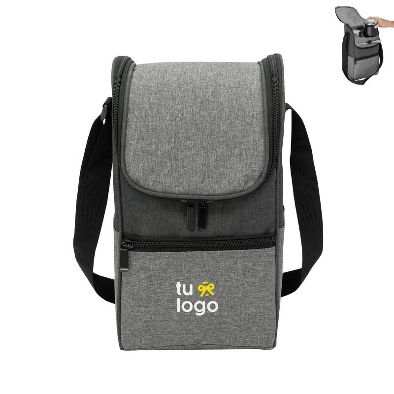 Bolso Matero Rito Wooprom Bolso matero térmico Rito en color gris con separador interno y correa ajustable