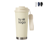 Mug de acero doble pared personalizado con logo
