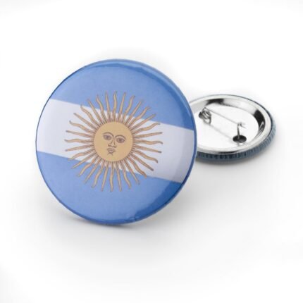 pin de chapa personalizado con logo