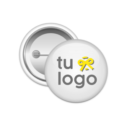 pin de chapa personalizado con logo