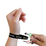 pulsera de tela para eventos